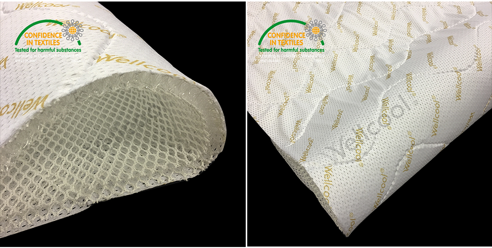Water Wave 3D Spacer Mesh Fabric for Cushion and Mattress
